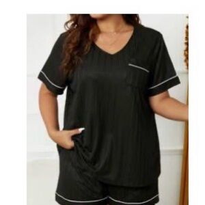 SHEIN Black Women's Pajama Set